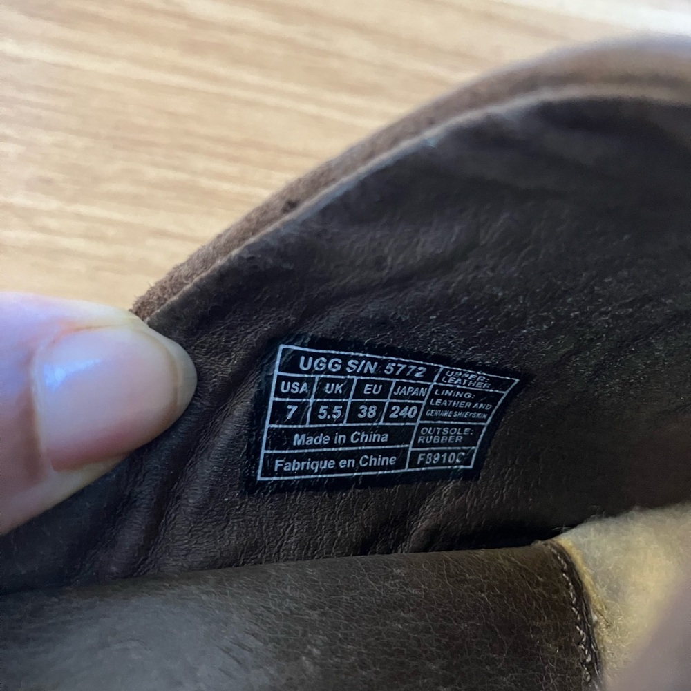 UGG Chocolate Suede Women's Clogs - Picture 7 of 11